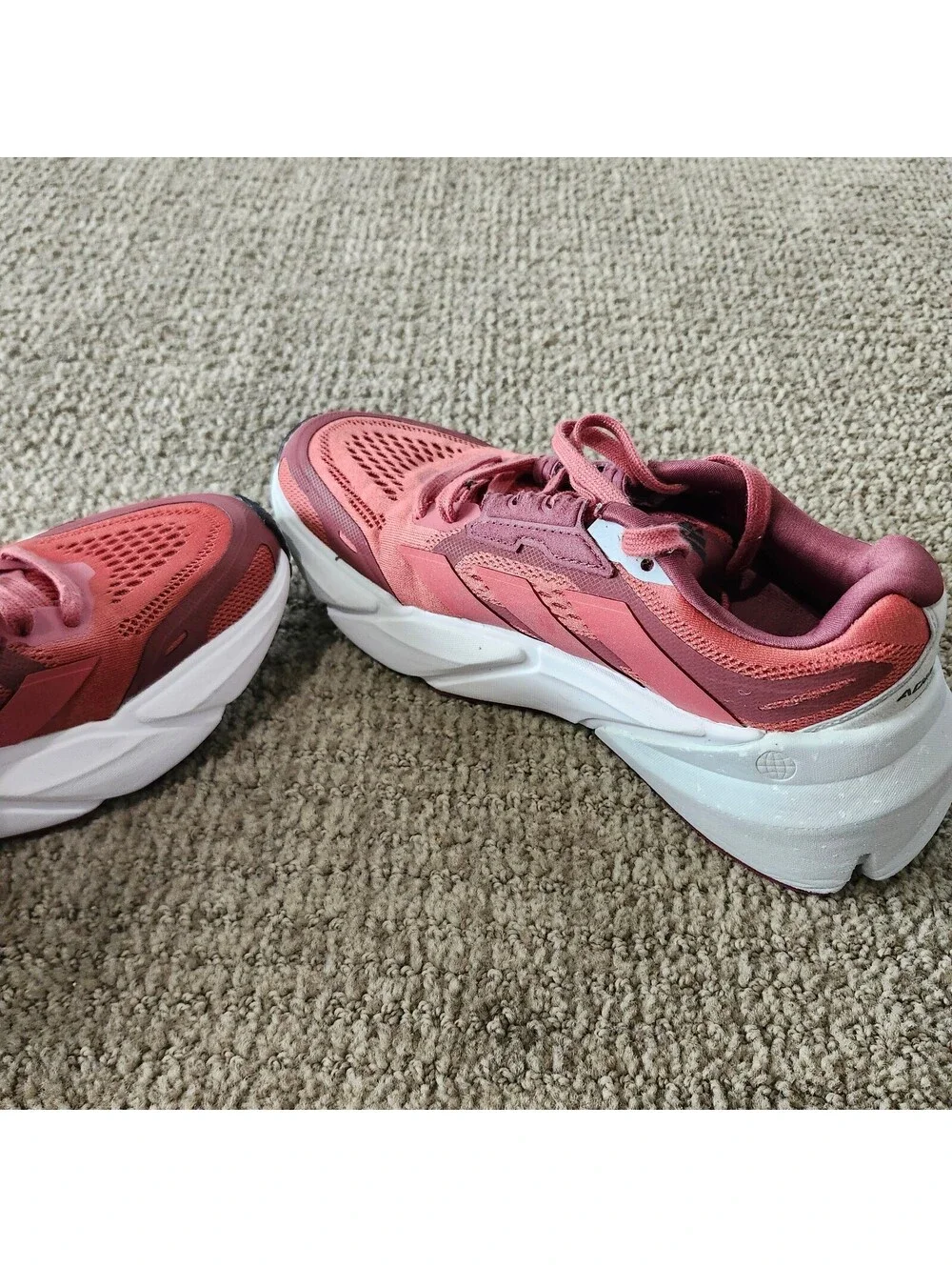 Adidas Adistar Running Shoes in Pink Size 6 Lace Up